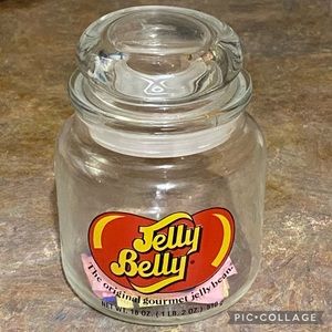 Vintage Jelly Belly Glass Container